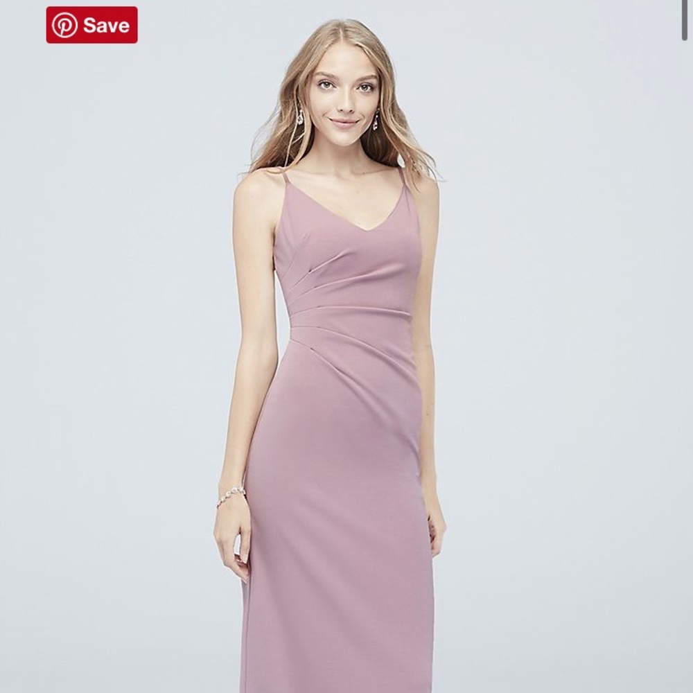 Scoopback Stretch Crepe Sheath Dress